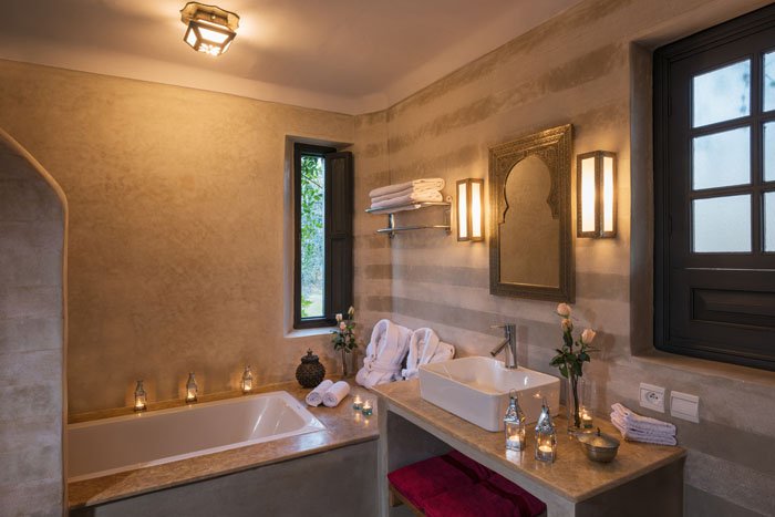 Bathroom of Garden Suite at Villa Dinar Marrakech