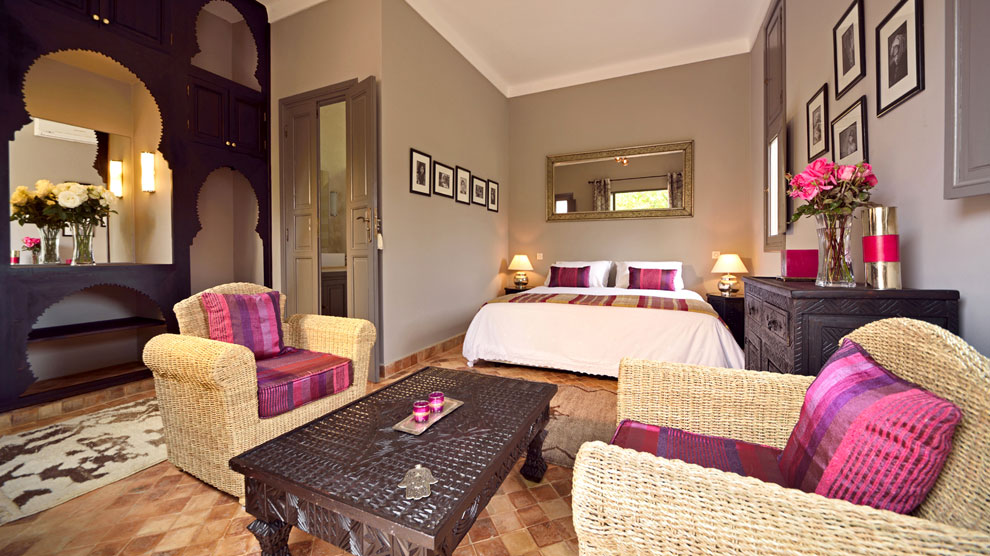 The beautiful Kasbah suite at Villa Dinari, luxury villa in Marrakech