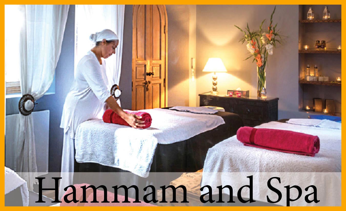 The hammam and spa at your luxury villa in Marrakech